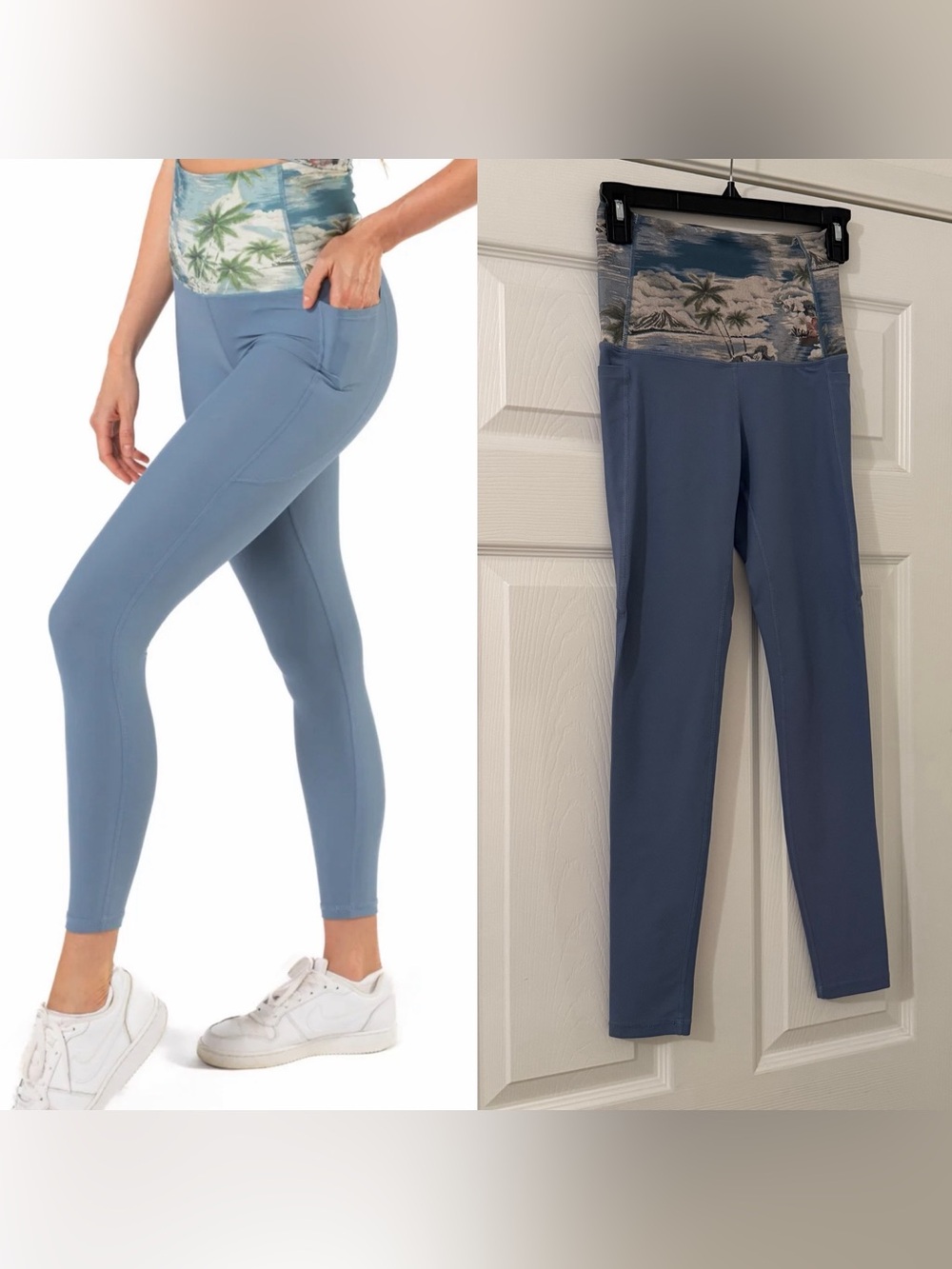 Lovlei Cowgirl Hawaiian Print Workout Leggings